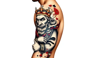 poker
king tattoo idea