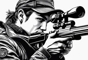 Sniper tattoo idea