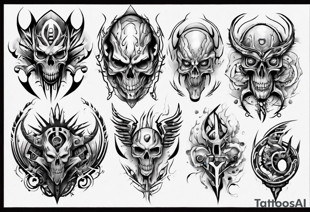 thunder tattoo idea