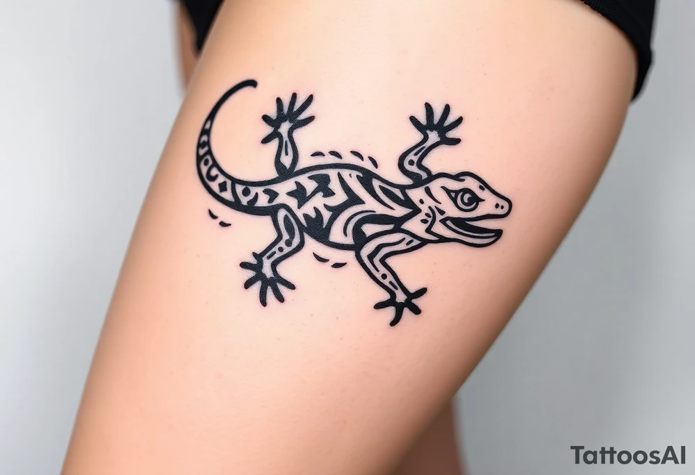 Thats a lizard not an axolotl tattoo idea