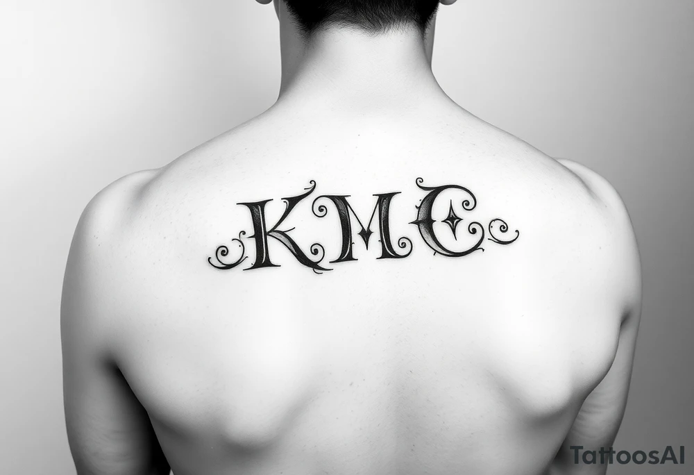 my daughters initials :KMC tattoo idea