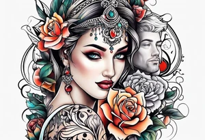 Couples tattoo tattoo idea
