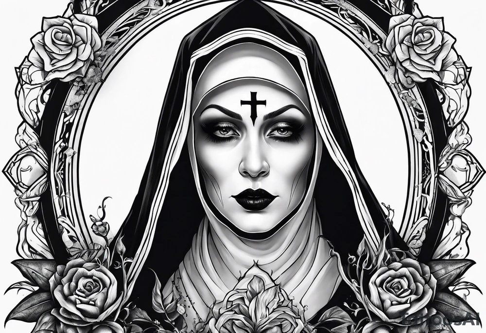 Evil nun. Death tattoo idea