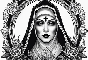 Evil nun. Death tattoo idea