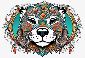 Hippie Otter tattoo idea