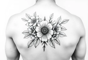 Thigh tattoos no flowers tattoo idea