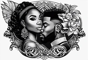 Dejuan & Jeshonda 
est. 2024
written in cursive tattoo idea