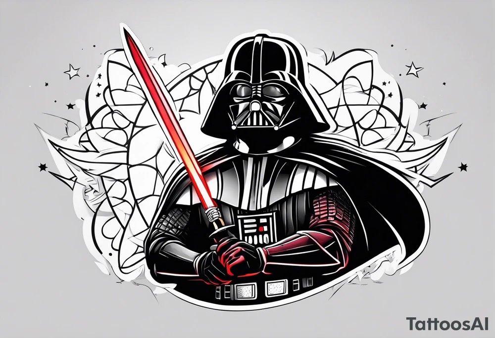 Starwart Dart Vader tattoo idea