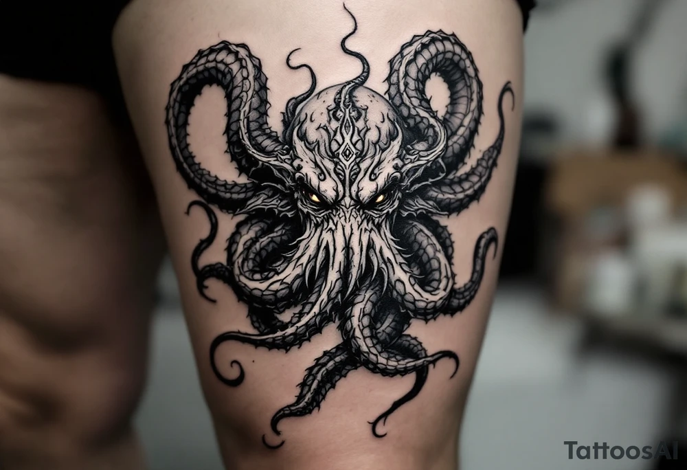 kraken tattoo tattoo idea