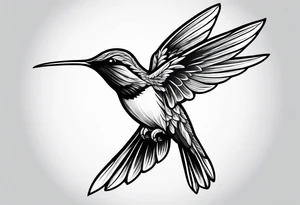 reaper humming bird tattoo idea