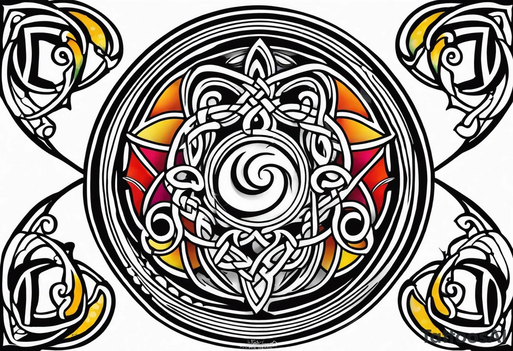 Strength change loyalty Celtic tattoo idea