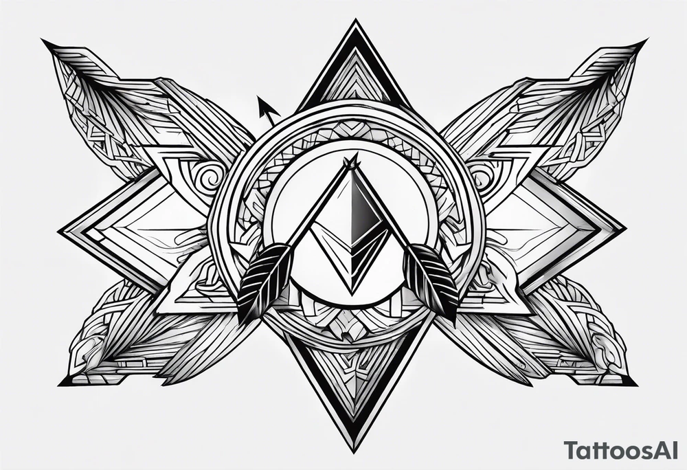 An arrow tattoo idea