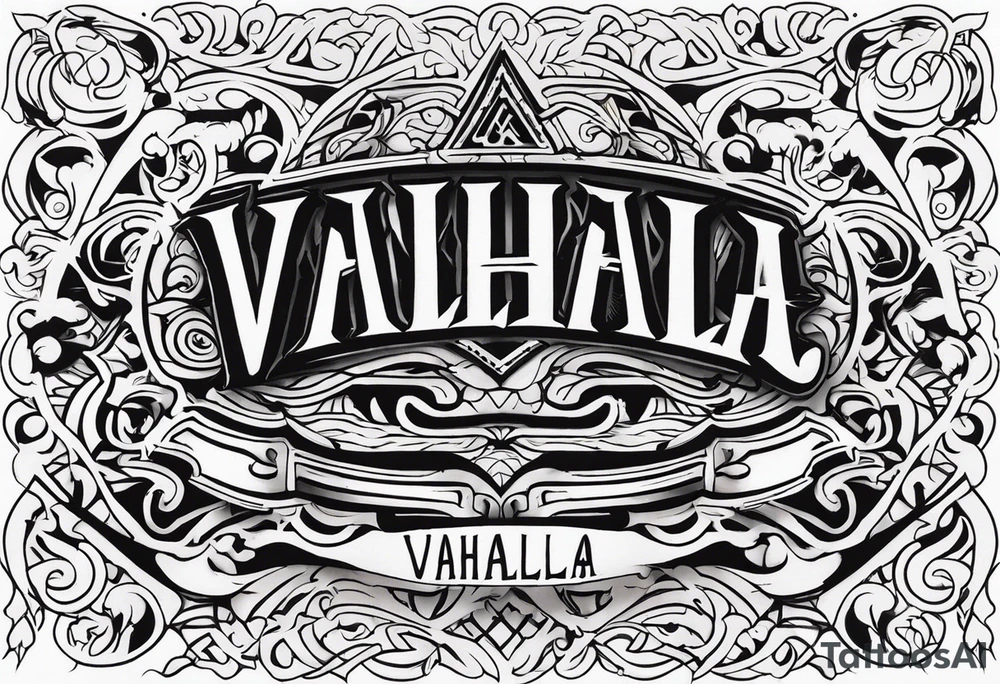 Valhalla tattoo idea