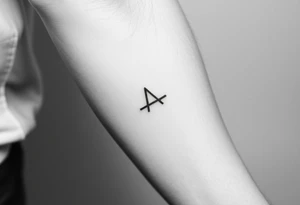 A small ; symbol tattoo idea
