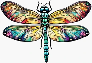 Dragonfly with infinity tattoo idea