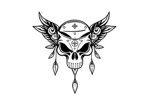 Chicano bandana tattoo idea