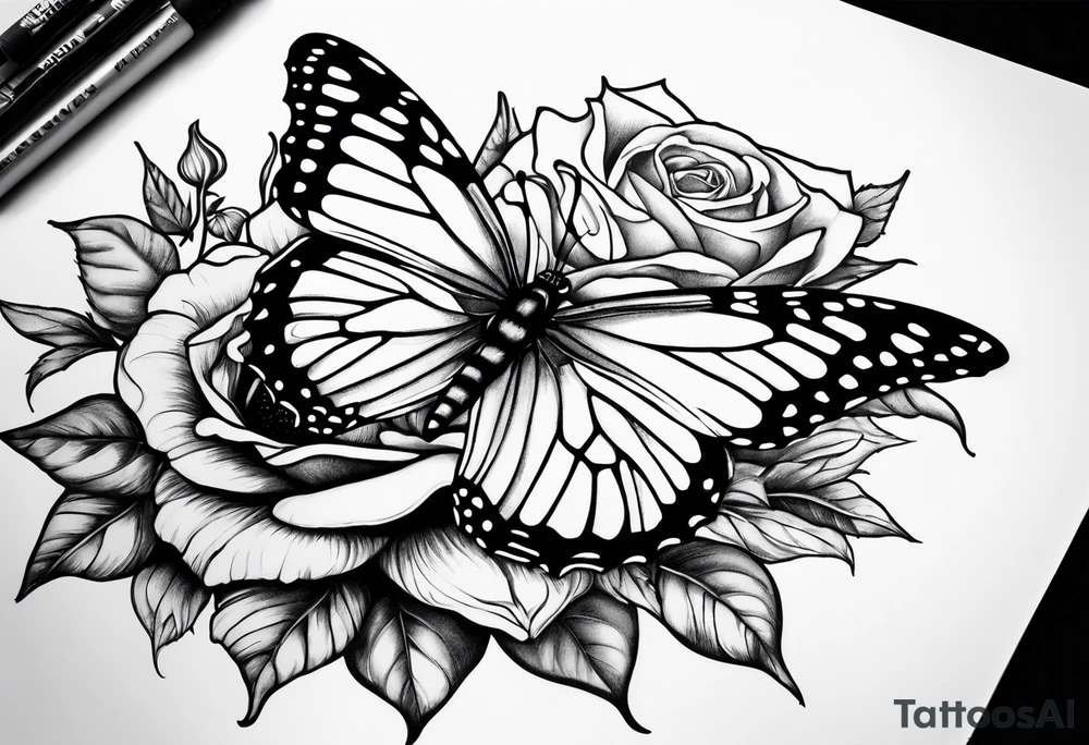 Butterfly, sunflower, camera, book, flower rose tattoo idea Butterfly, sunflower, camera, book, flower rose tattoo idea