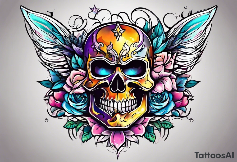 👑, 🎀 tattoo idea