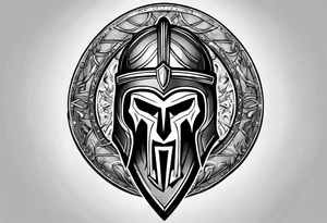 Spartan shield tattoo idea
