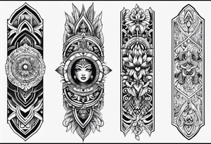 half sleeve tattoo idea
