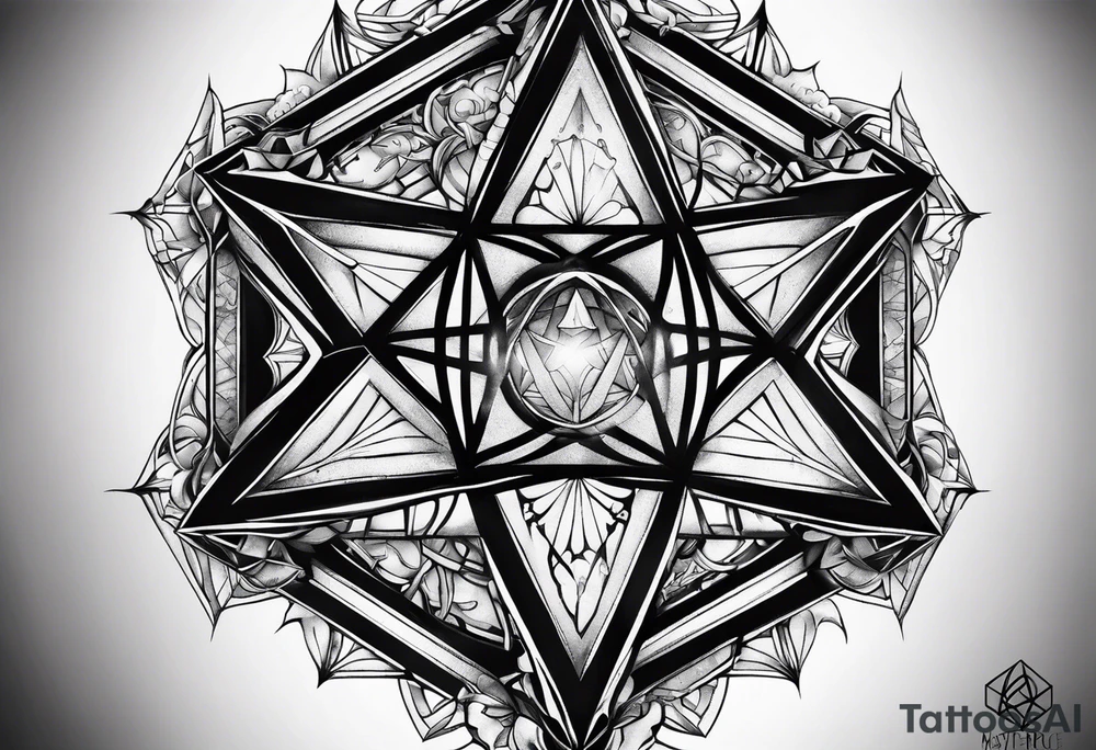 Metatron's cube tattoo idea