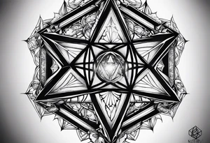 Metatron's cube tattoo idea
