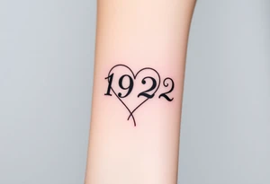 Heart with 192 in the middle and a L connected to the end of teh heart tattoo idea