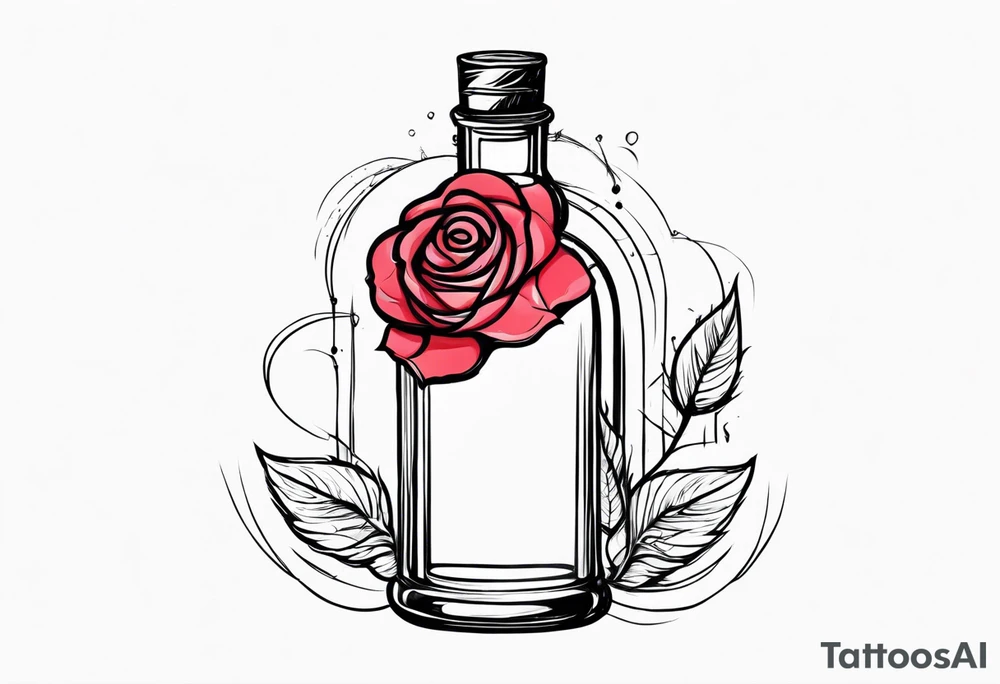 Rose 
Meer 
Flasche 
Dornen 
Seil
Kerze tattoo idea