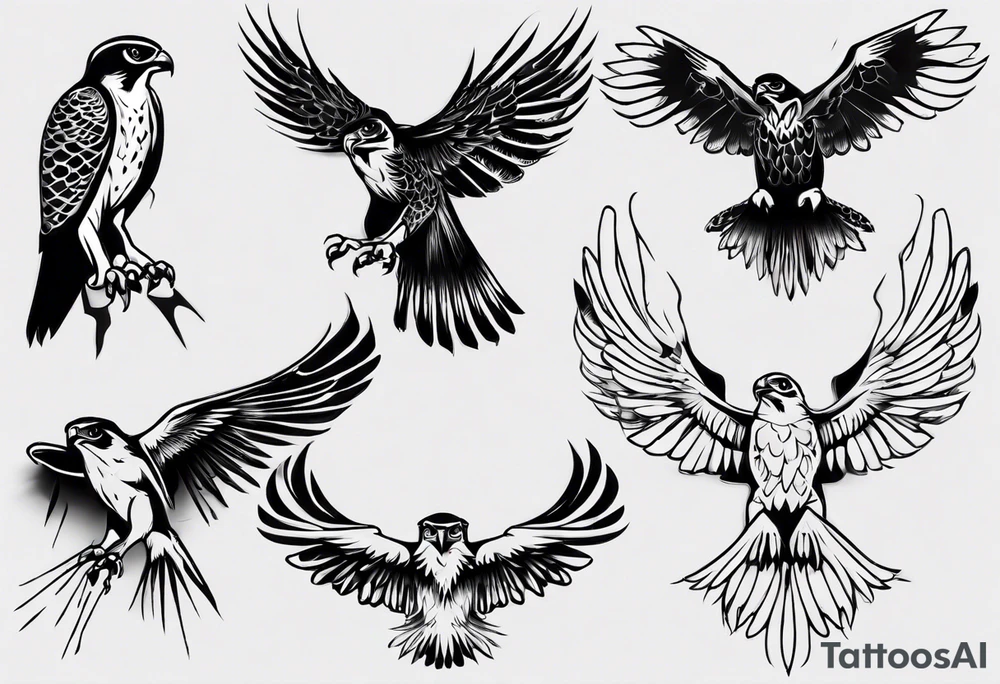 falcon tattoo idea