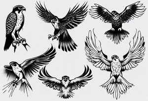 falcon tattoo idea