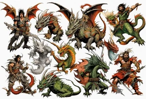 Dragon
Warrior tattoo idea