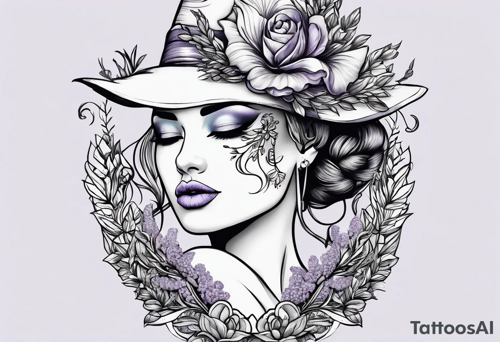 lavender tattoo idea