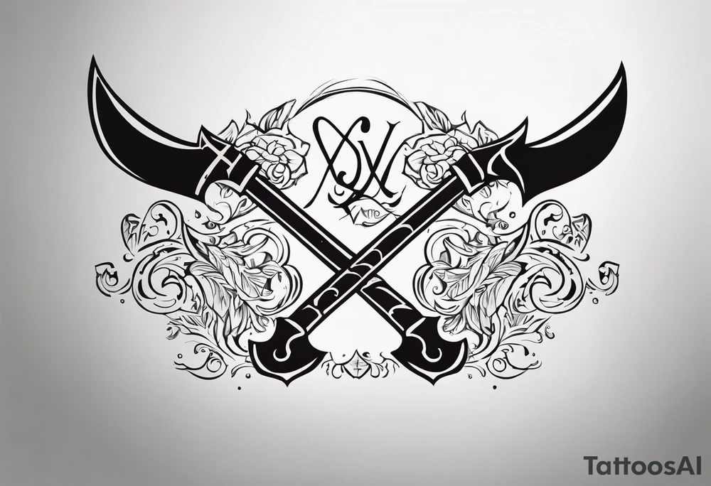 Valhalla axe tattoo idea