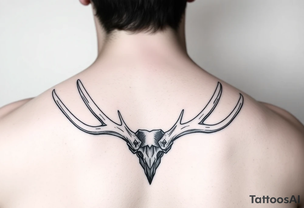 elk antler sheds tattoo idea