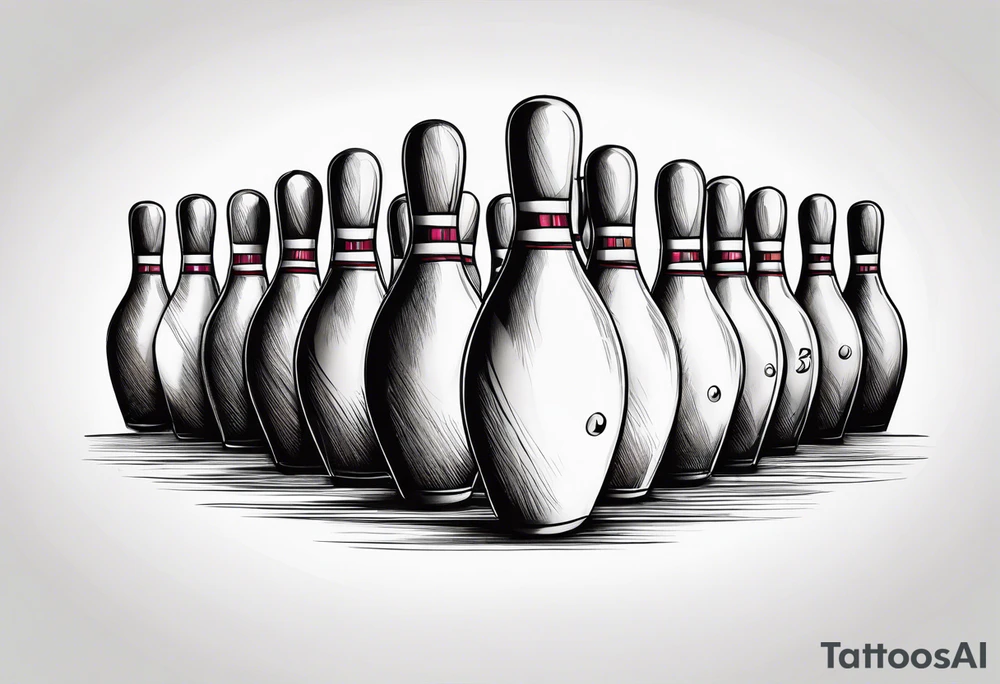 Bowling tattoo idea