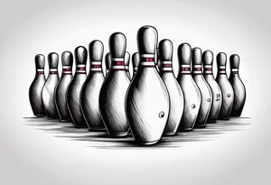 Bowling tattoo idea