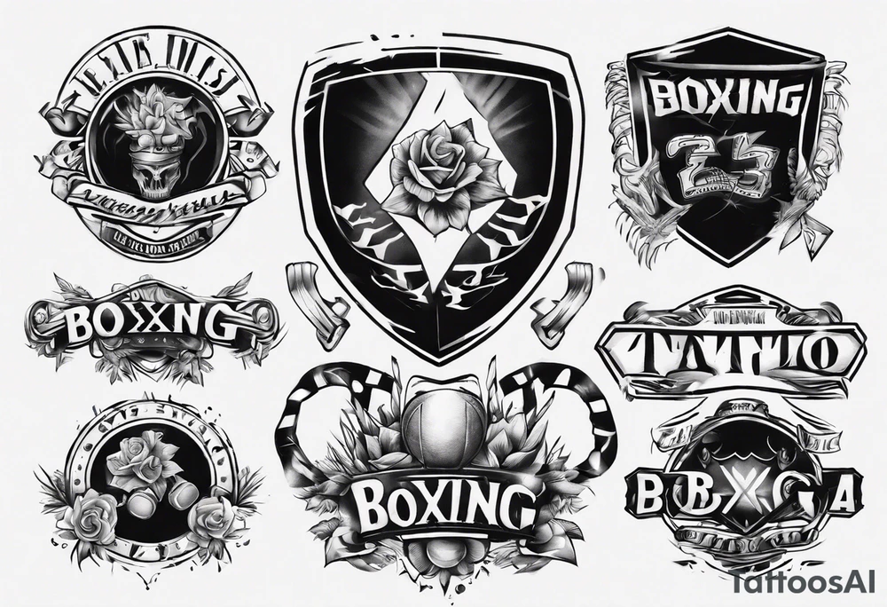 boxing arenas tattoo idea