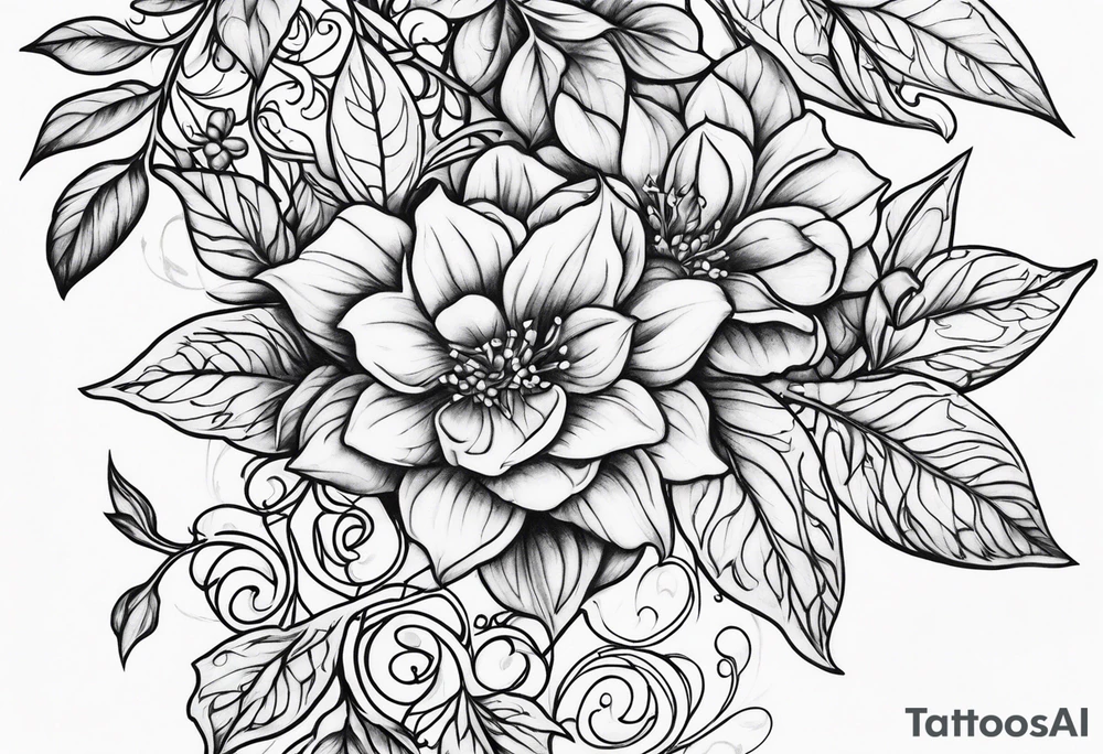 vines tattoo idea