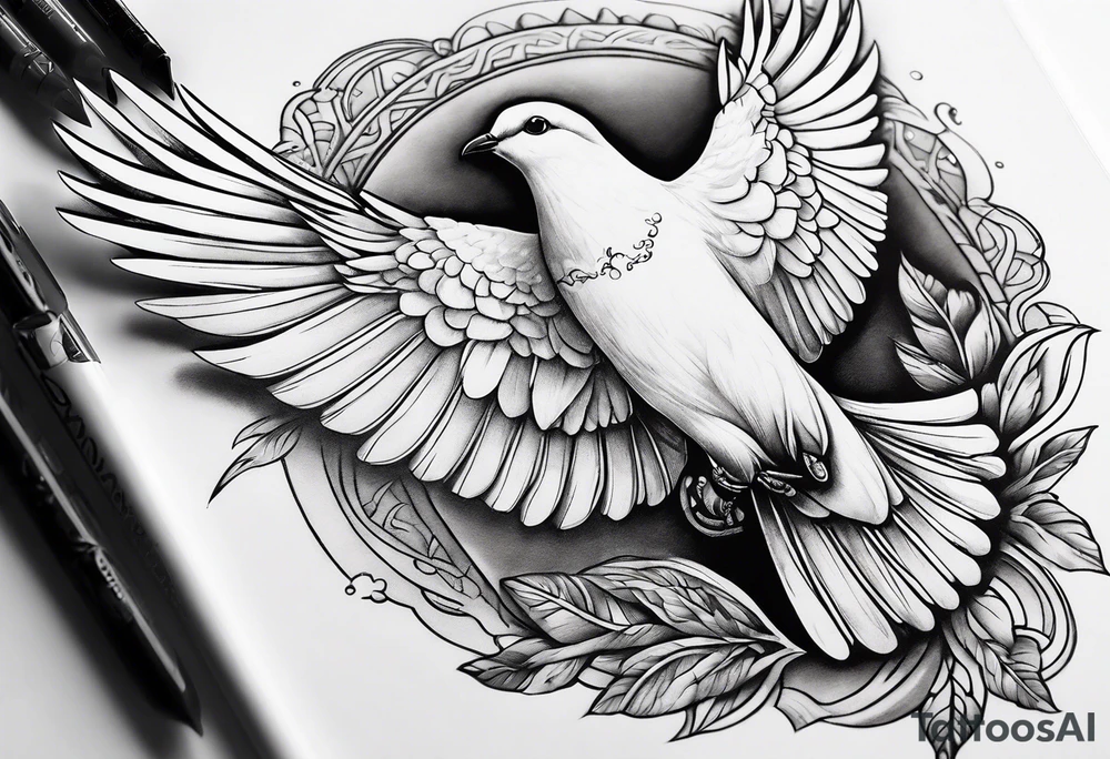 Dove Sleeve tattoo idea