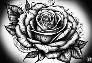 arm sleeve eyes smoke roses top to bottom tattoo idea