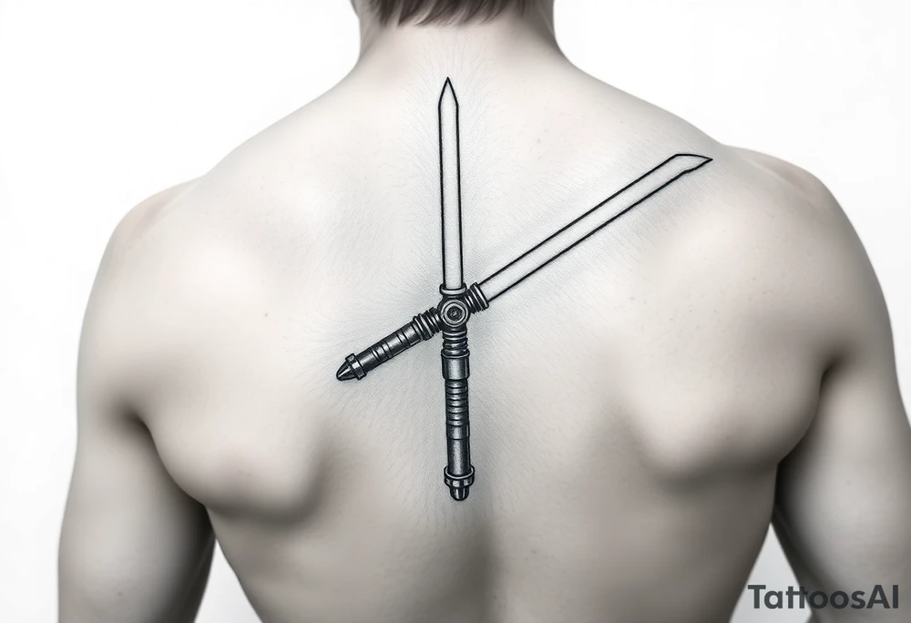 anakin skywalker lightsaber tattoo idea