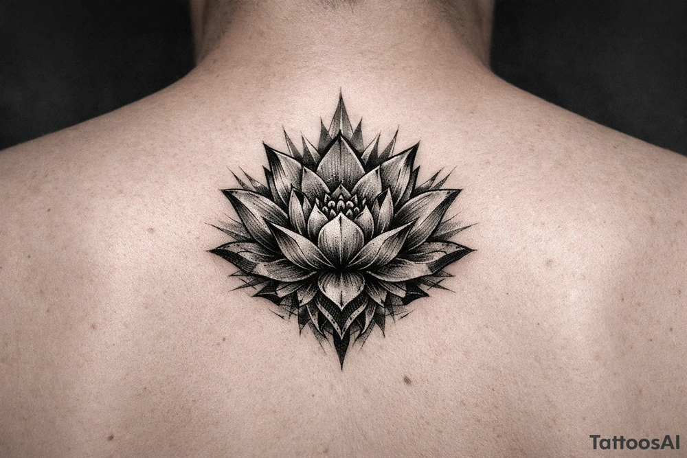 Cover up tatoo flor lotus tattoo idea