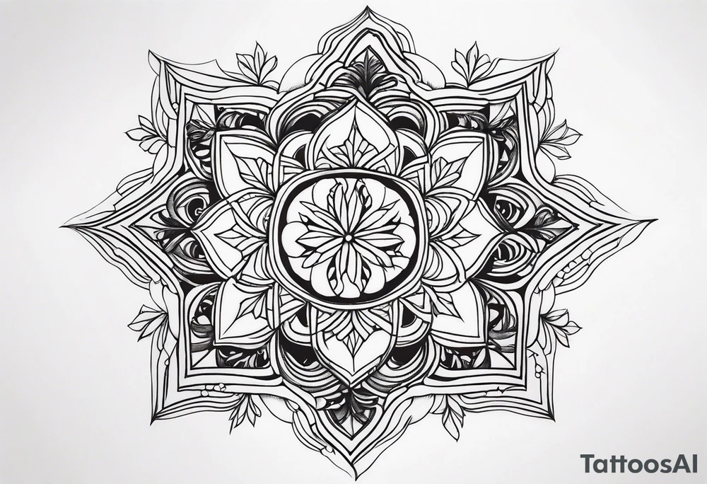 snow tattoo idea