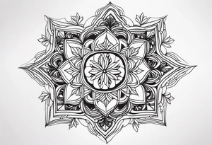 snow tattoo idea