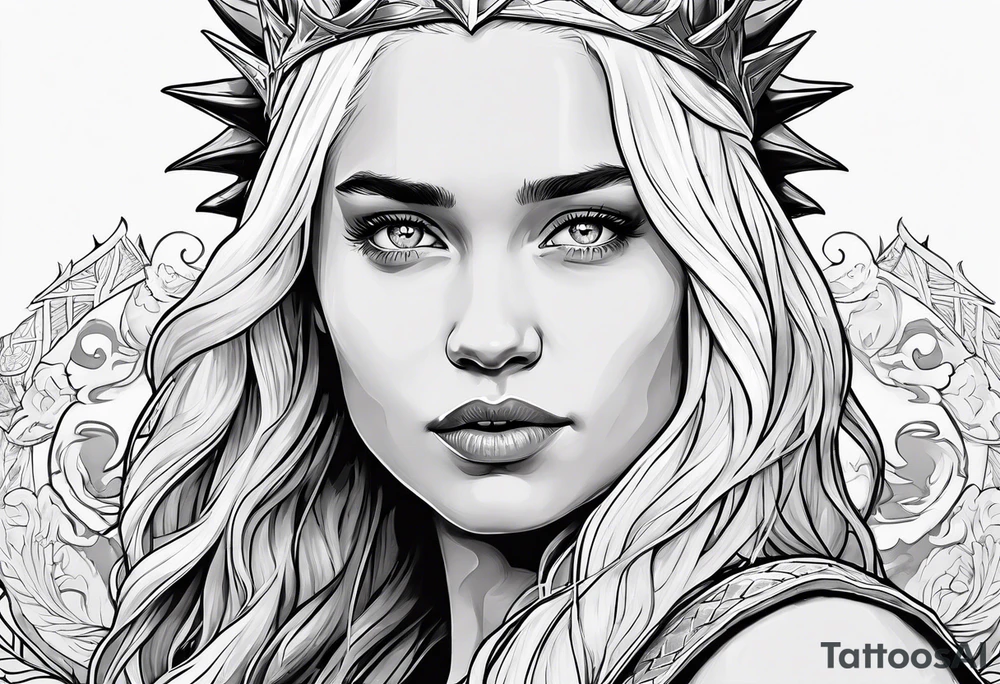 game of thrones daenerys o that the whole figure can be seen tattoo idea