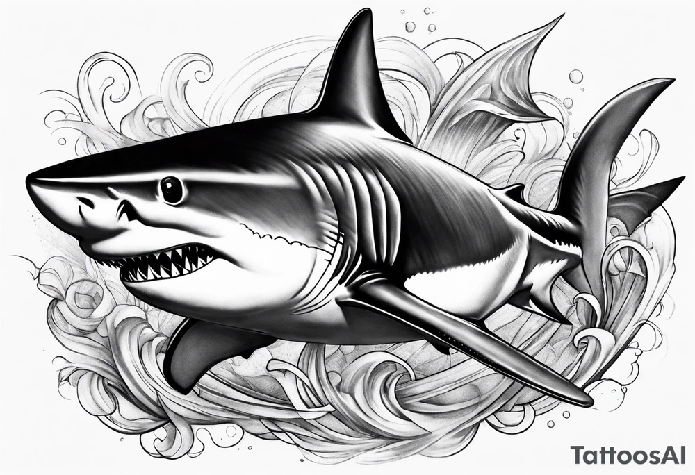 shark tattoo idea