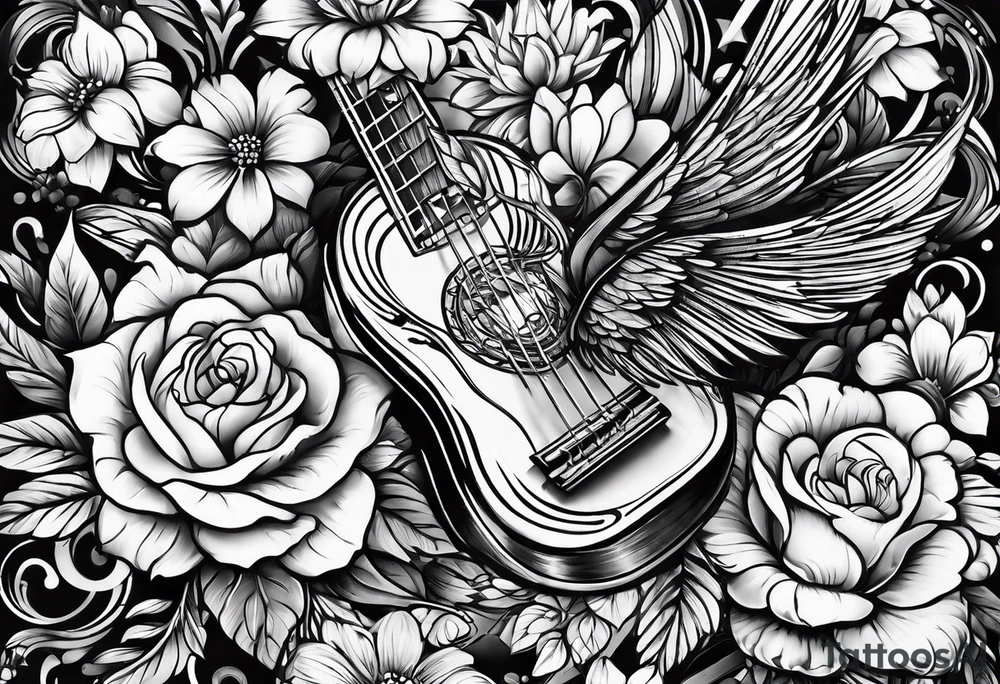 music tattoo idea