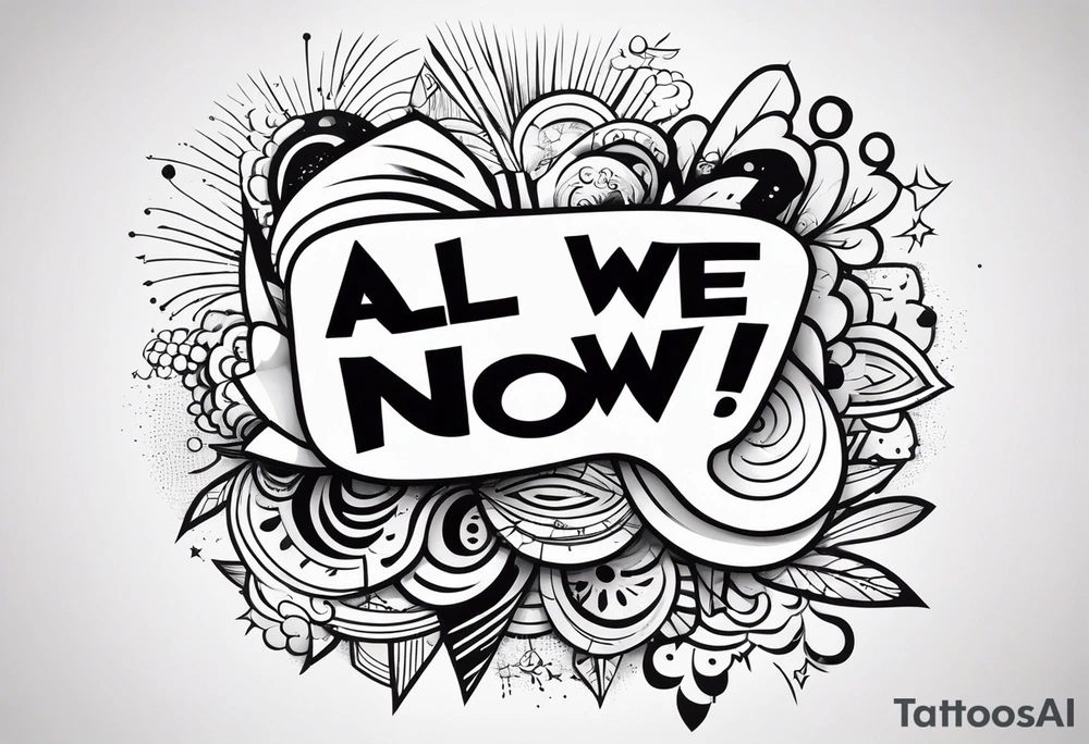 All we have is now
Tattoo on hand ideas tattoo idea