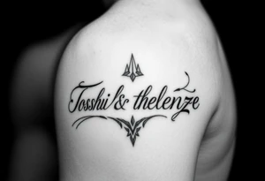Combine the names rosela dashi and thellenze for a tattoo tattoo idea