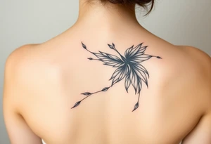 Wind blowing tattoo idea